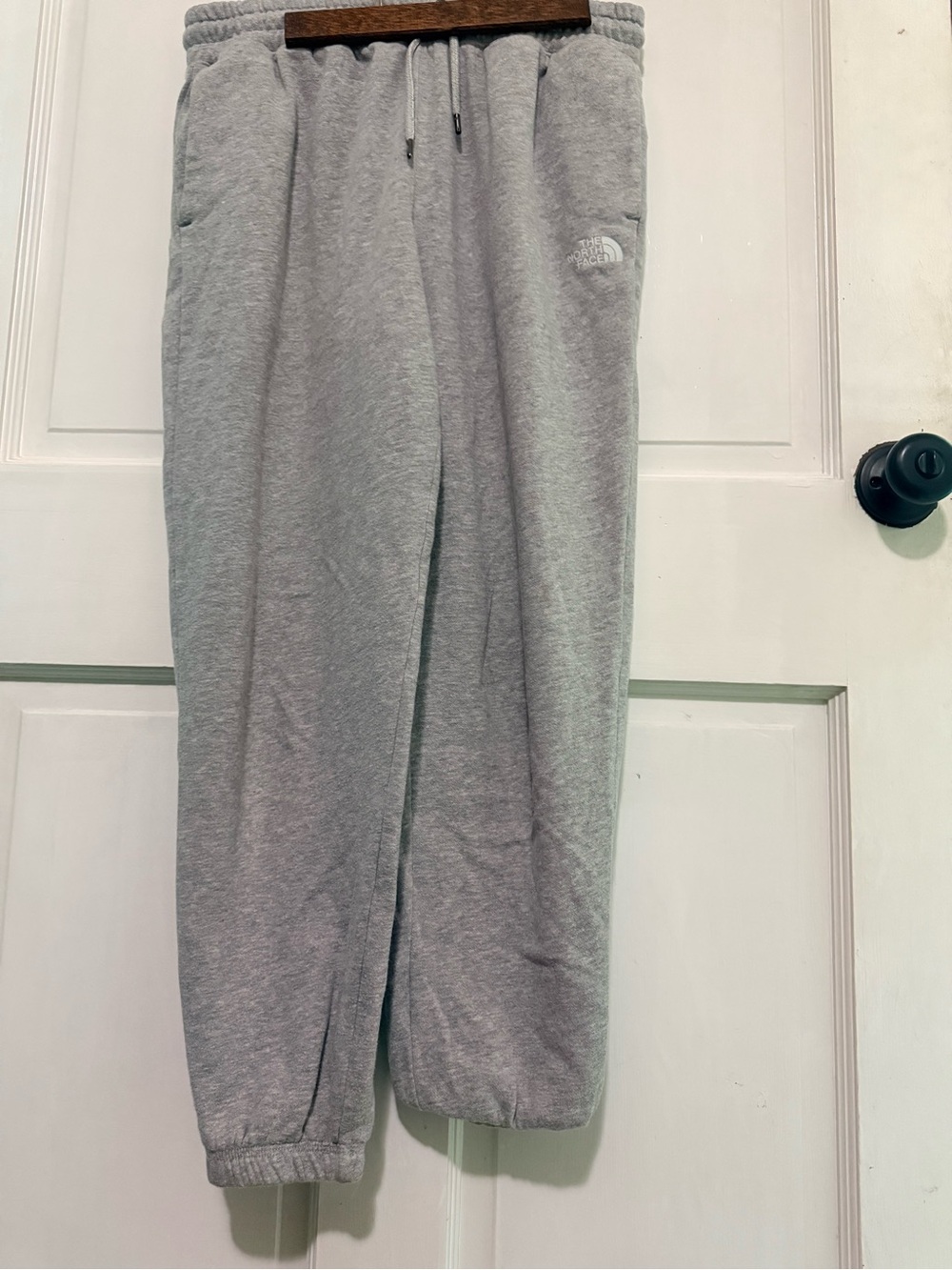 The North Face Light Grey Fleece Joggers Gorpcore